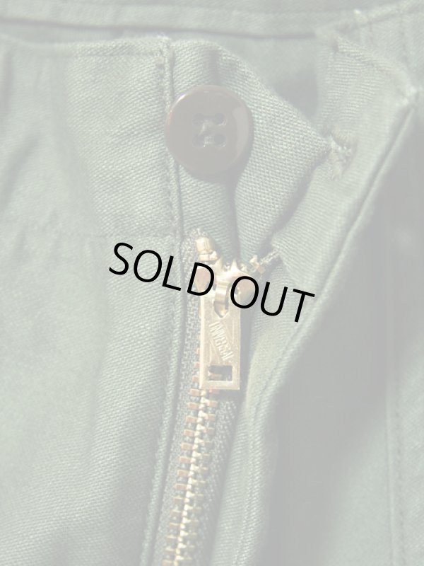 画像7: 【 Pherrow's（フェローズ） 】 コットンバックサテンベイカーパンツ [ OLIVE ]