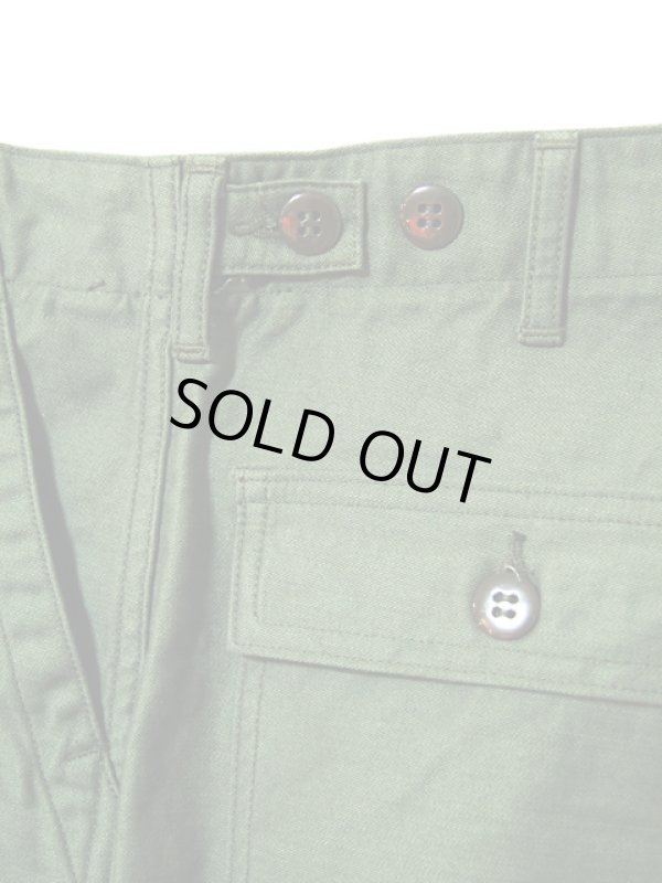 画像6: 【 Pherrow's（フェローズ） 】 コットンバックサテンベイカーパンツ [ OLIVE ]