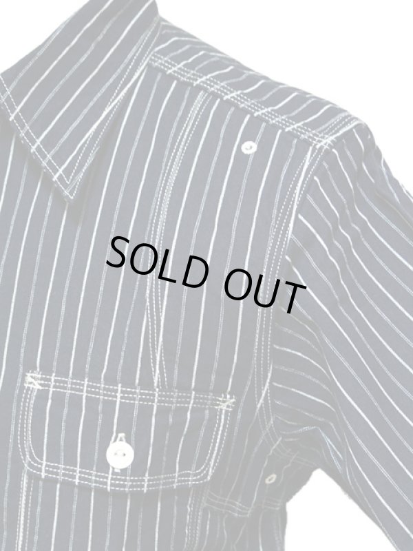 画像5: 【 Pherrow's（フェローズ） 】 オリジナルインディゴストライプワークシャツ