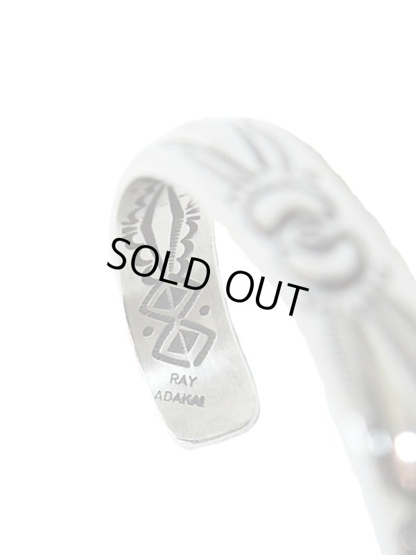 画像5: 【 RAY ADAKAI（レイアダカイ） 】 ダブルスタンプシルバーブレスレット