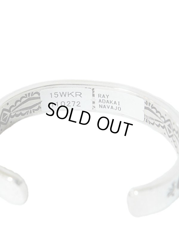 画像4: 【 RAY ADAKAI（レイアダカイ） 】 ダブルスタンプシルバーブレスレット