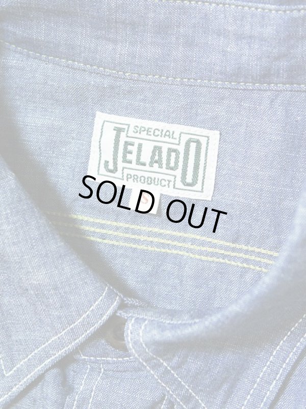 画像10: 【 JELADO（ジェラード） 】 半袖インディゴシャンブレーワークシャツ [ Indigo Chambray Work Shirts ] 再入荷！