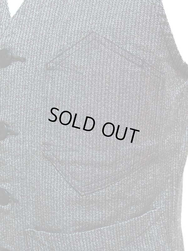 画像4: 【 JELADO（ジェラード） 】 撚り杢ストライプレイルローダーワークベスト [ Railroader Vest ] 再入荷！