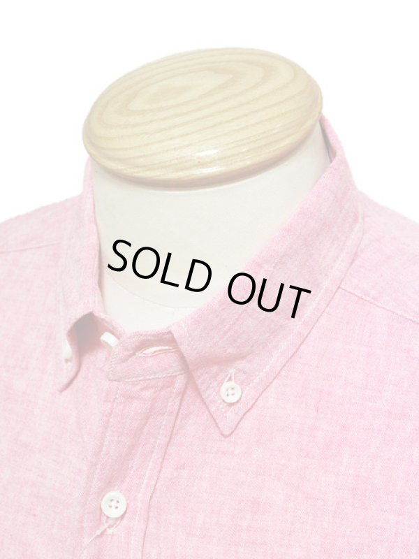 画像3: 【 Pherrow's（フェローズ） 】 七分袖コットンリネンシャンブレーボタンダウンシャツ 再入荷！