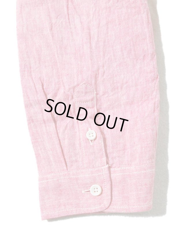 画像7: 【 Pherrow's（フェローズ） 】 七分袖コットンリネンシャンブレーボタンダウンシャツ 再入荷！