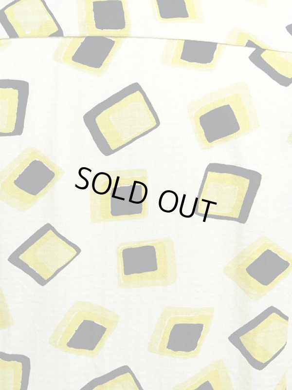 画像5: 【 STAR OF HOLLYWOOD（スターオブハリウッド） 】 半袖ドビーコットンオープンカラーシャツ S/S DOBBY COTTON OPEN SHIRTS [ SQUARES ]