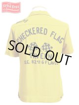 画像: 【 STYLE EYES（スタイルアイズ） 】 半袖レーヨンボーリングシャツ S/S RAYON BOWLING SHIRT [ CHECKRED FLAG ]