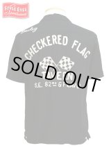 画像: 【 STYLE EYES（スタイルアイズ） 】 半袖レーヨンボーリングシャツ S/S RAYON BOWLING SHIRT [ CHECKRED FLAG ]