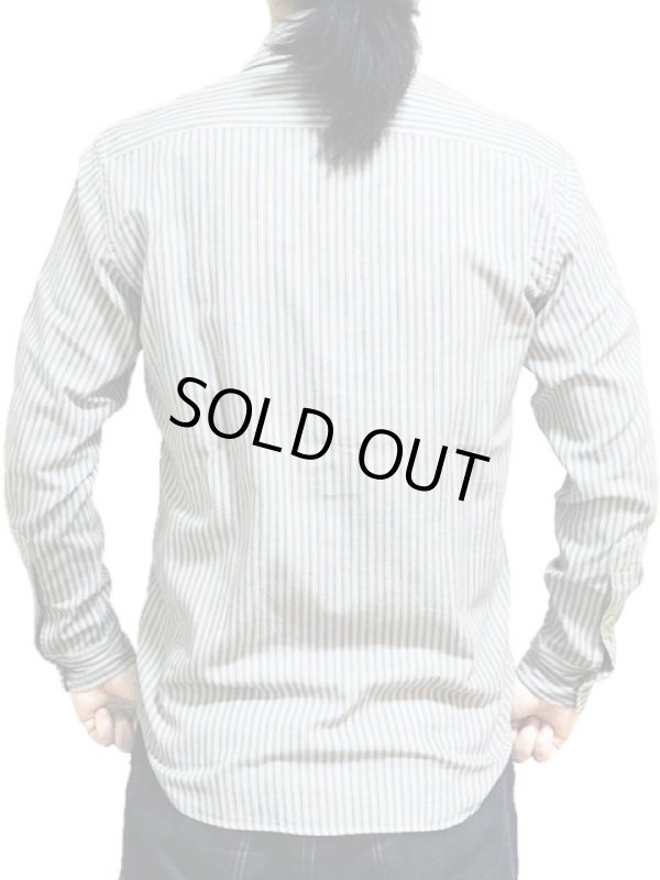 画像2: 【 ORGUEIL（オルゲイユ） 】 インディゴストライプウィンザーカラーシャツ [ WINDSOR COLLAR SHIRT ] 再入荷！