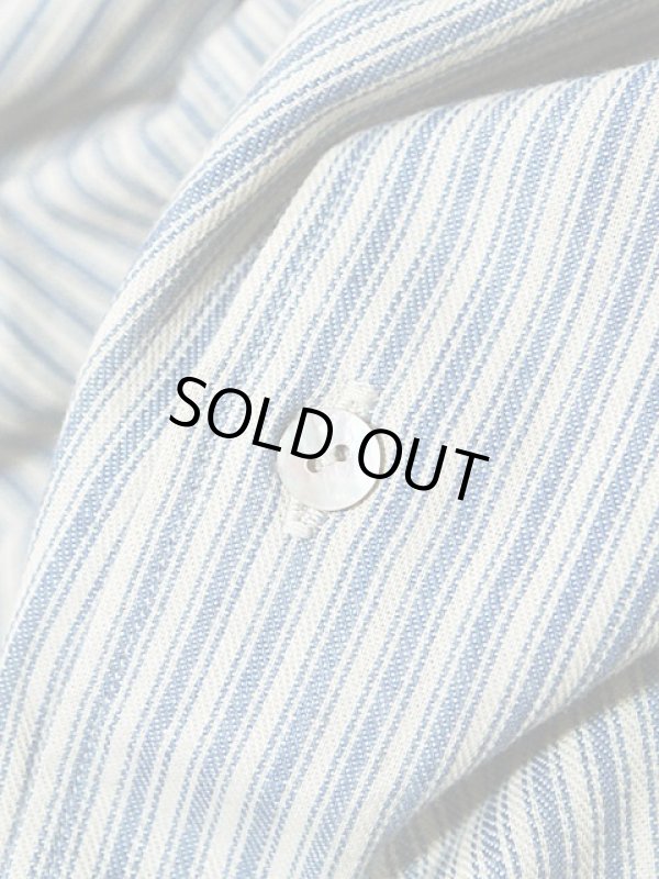 画像8: 【 ORGUEIL（オルゲイユ） 】 インディゴストライプウィンザーカラーシャツ [ WINDSOR COLLAR SHIRT ] 再入荷！