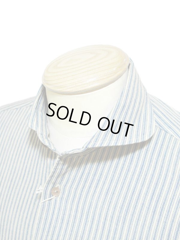 画像3: 【 ORGUEIL（オルゲイユ） 】 インディゴストライプウィンザーカラーシャツ [ WINDSOR COLLAR SHIRT ] 再入荷！