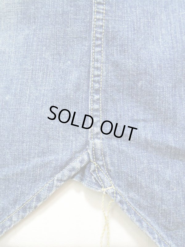 画像7: 【 STUDIO D'ARTISAN（ステュディオダルチザン） 】 【 8oz. 】 インディゴデニムウエスタンシャツ [ ユーズドウォッシュ ]