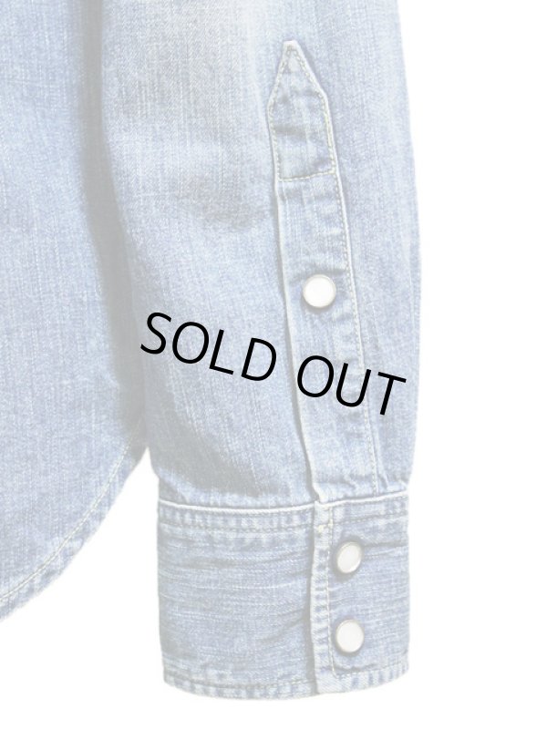 画像6: 【 STUDIO D'ARTISAN（ステュディオダルチザン） 】 【 8oz. 】 インディゴデニムウエスタンシャツ [ ユーズドウォッシュ ]