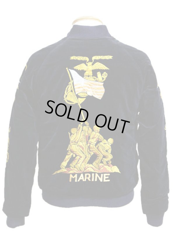 画像2: 【 TAILOR TOYO(テーラー東洋） [ 港商 ] 】 リバーシブルアセテートスカジャン SPECIAL EDITION ACETATE SOUVENIR JACKET [ MARINE PHOTO SQDN. ]