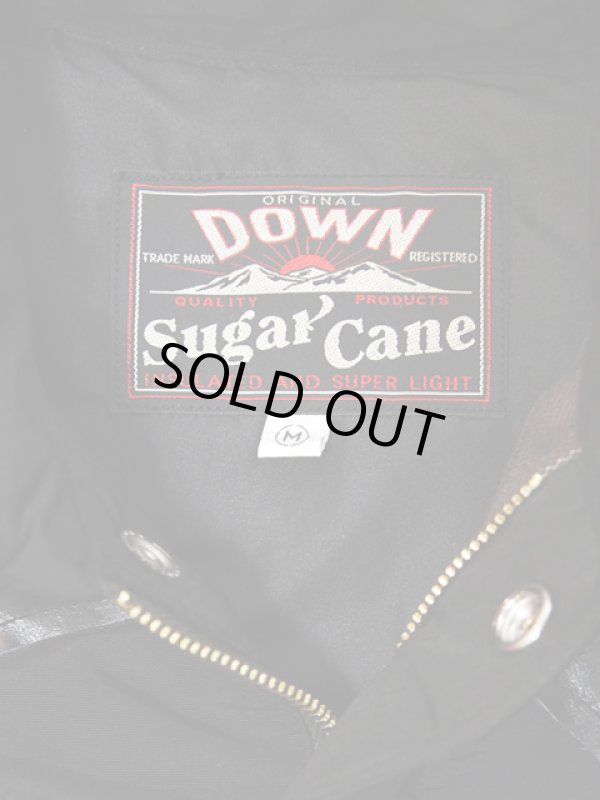 画像7: 【 SUGAR CANE（シュガーケン） 】 コットンナイロンレザーヨークダウンベスト [ COTTON/NYLON LEATHER YOKE DOWN VEST ] 再入荷！