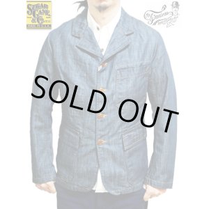 画像: 【 SUGAR CANE×Mister Freedom（シュガーケン×ミスターフリーダム） 】 NOS PLAYER DENIM CONTINENTAL BLAZER [ Made in U.S.A. ] [ Sportsman ]