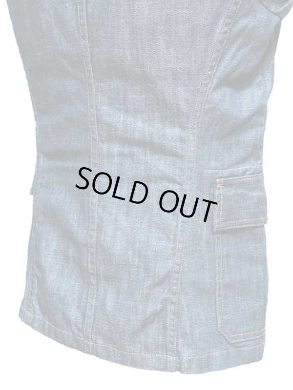 画像7: 【 SUGAR CANE×Mister Freedom（シュガーケン×ミスターフリーダム） 】 NOS PLAYER DENIM CONTINENTAL BLAZER [ Made in U.S.A. ] [ Sportsman ]