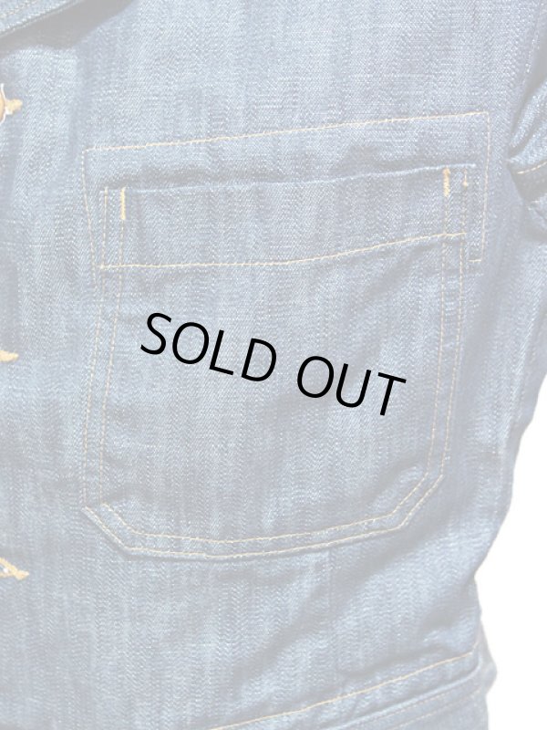 画像5: 【 SUGAR CANE×Mister Freedom（シュガーケン×ミスターフリーダム） 】 NOS PLAYER DENIM CONTINENTAL BLAZER [ Made in U.S.A. ] [ Sportsman ]