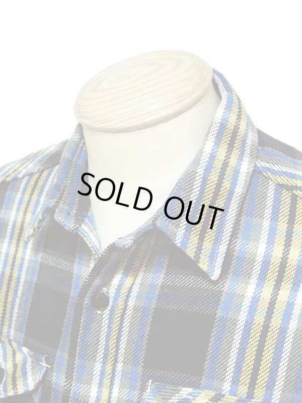 画像3: 【 UES（ウエス） 】 先染めヘビーチェックネルシャツ [ ブラック ]