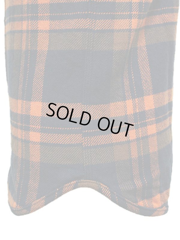 画像7:  【 UES（ウエス） 】 先染めエクストラヘビーチェックネルシャツ [ORANGE]