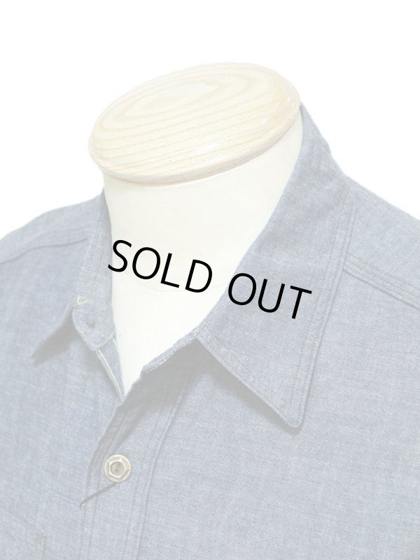 画像3: 【 JELADO（ジェラード） 】 インディゴシャンブレーレイルローダーワークシャツ [ Railroader Shirts ]