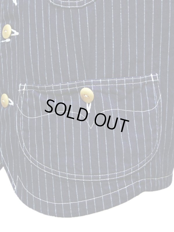 画像4: 【 Pherrow's（フェローズ） 】 ウォバッシュストライプハンティングワークベスト