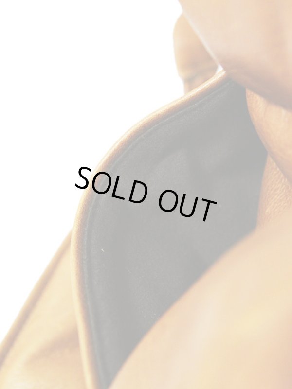 画像9: 【 Y'2 LEATHER（ワイツーレザー） 】　ホースハイド  x ステアオイルダウンベスト [ 馬革×牛革 ]  [ CAMEL x BROWN ]