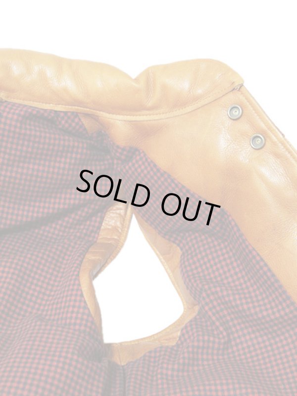 画像10: 【 Y'2 LEATHER（ワイツーレザー） 】　ホースハイド  x ステアオイルダウンベスト [ 馬革×牛革 ]  [ CAMEL x BROWN ]