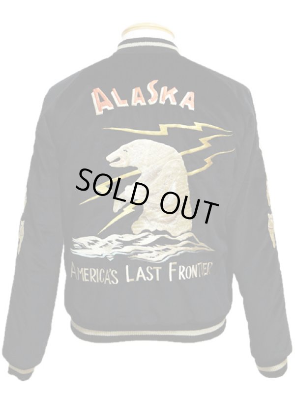 画像2: 【 TAILOR TOYO(テーラー東洋） 】 リバーシブル別珍×アセテートスカジャン VELVETEEN×ACETATE SOUVENIR JACKET [ POLAR BEAR×EAGLE ]