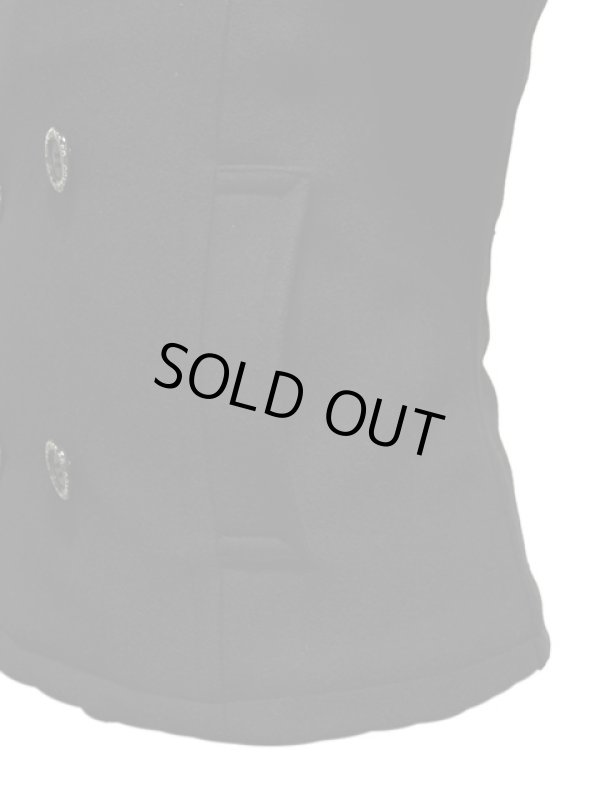 画像7: 【 Pherrow's（フェローズ） 】 オリジナルショートPコート [ ウールメルトン ] [ BLACK ] 再入荷！