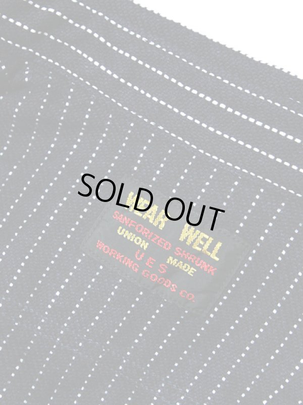 画像8: 【 UES（ウエス） 】 先染めインディゴストライプヘビーネルシャツ