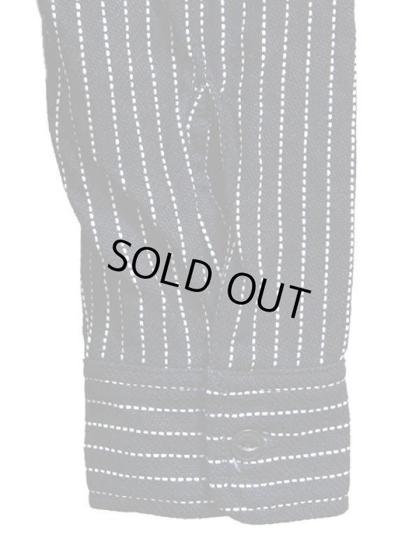 画像5: 【 UES（ウエス） 】 先染めインディゴストライプヘビーネルシャツ