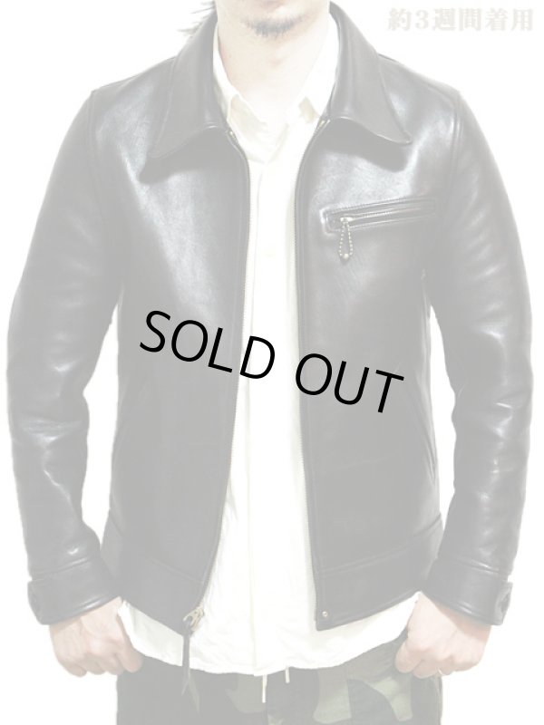 画像19: 【 LUA×Y'2 LEATHER（ルア×ワイツーレザー） 】  ルア別注 レザージャケット [ ホースハイド（馬革・茶芯） ] [ Lot.5 ] 【 少量限定生産モデル 】