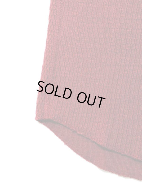 画像4: 【 UES（ウエス） 】 長袖サーマルヘンリーネックTシャツ [ ワイン ] 再入荷！