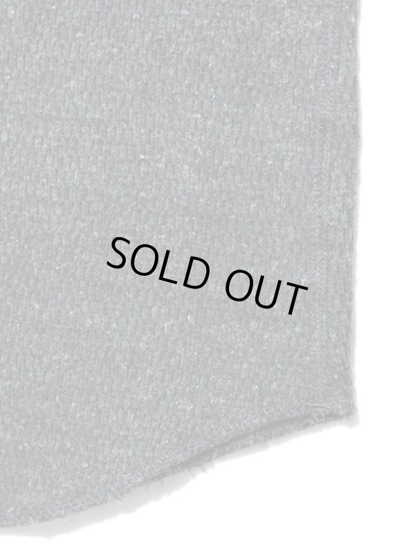 画像4: 【 UES（ウエス） 】 長袖サーマルヘンリーネックTシャツ [ 杢チャコール ] 再入荷！