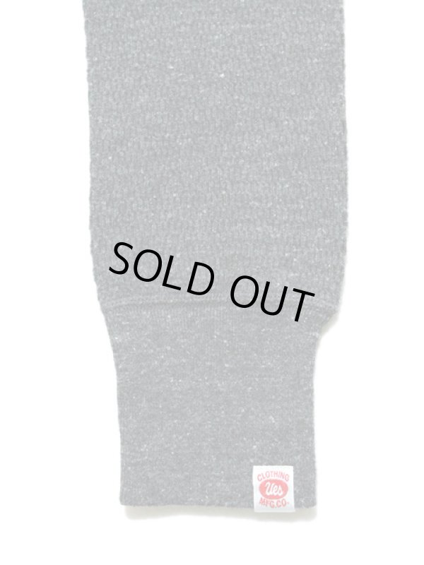 画像5: 【 UES（ウエス） 】 長袖サーマルヘンリーネックTシャツ [ 杢チャコール ] 再入荷！