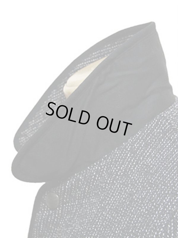 画像4: 【 SUGAR CANE（シュガーケン） 】 ビーチクロスレザースリーブジャケット [ BEACH CLOTH LEATHER SLEEVE JACKET ] [ NAVY ]