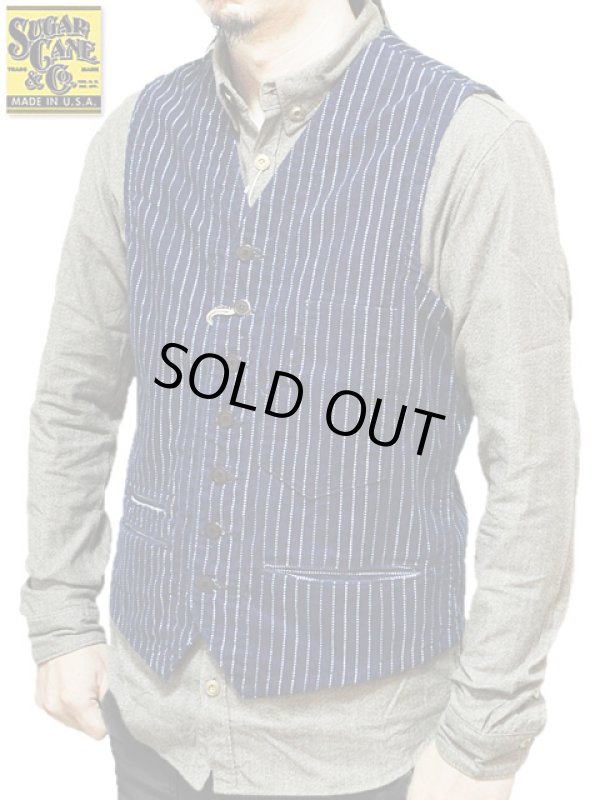 画像9: 【 SUGAR CANE（シュガーケン） 】 コーデュロイウォバッシュストライプワークジャケット [ CORDUROY WABASH 4-BUTTON JACKET ]