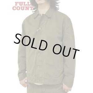 画像: 【 FULLCOUNT（フルカウント） 】　Old Japanese Twill US Navy Utility Jacket [ OLIVE ]