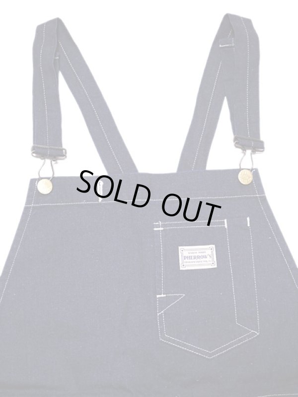 画像3: 【 Pherrow's（フェローズ） 】　271OA　【 13oz. 】デニムオーバーオール　[ Low Back Style Overall ]　[ Indigo Denim ]