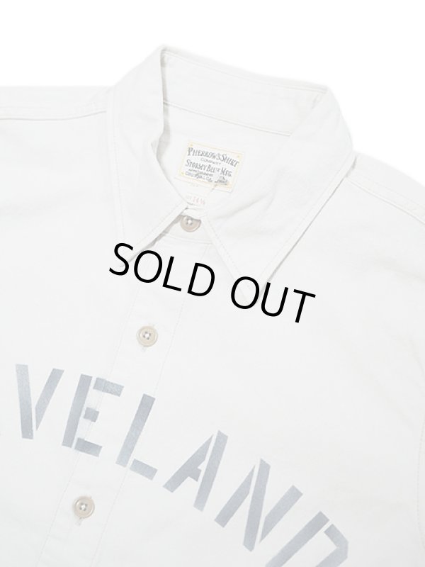 画像3: 【 Pherrow's（フェローズ） 】 ベースボールワークシャツ [ WAVELAND ]