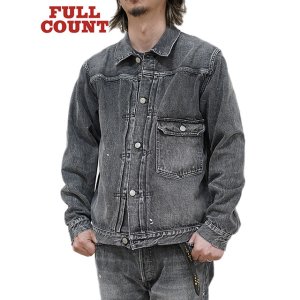 画像: 【 FULLCOUNT（フルカウント） 】　【 13.75oz. 】 1st Type ブラックデニムジャケット　[ Type 1 Black Denim Jacket "Dartford Splatter" ] [ Used Wash ]