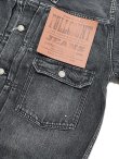 画像4: 【 FULLCOUNT（フルカウント） 】　【 13.75oz. 】 1st Type ブラックデニムジャケット　[ Type 1 Black Denim Jacket "Dartford Splatter" ] [ Used Wash ]