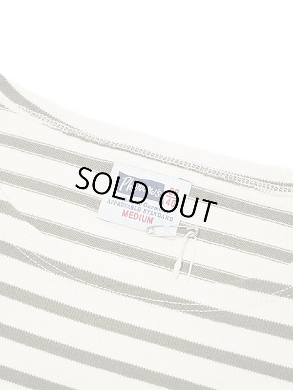 画像7: 【 メール便可 】 【 Pherrow's（フェローズ） 】　天竺コットンボーダー半袖バスクシャツ　[ PAUL ] 