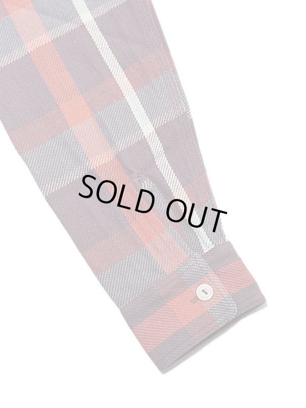 画像5: 【 Pherrow's（フェローズ） 】　ヘビーウェイトフランネルチェックシャツ　[ PURPLE x RED ]