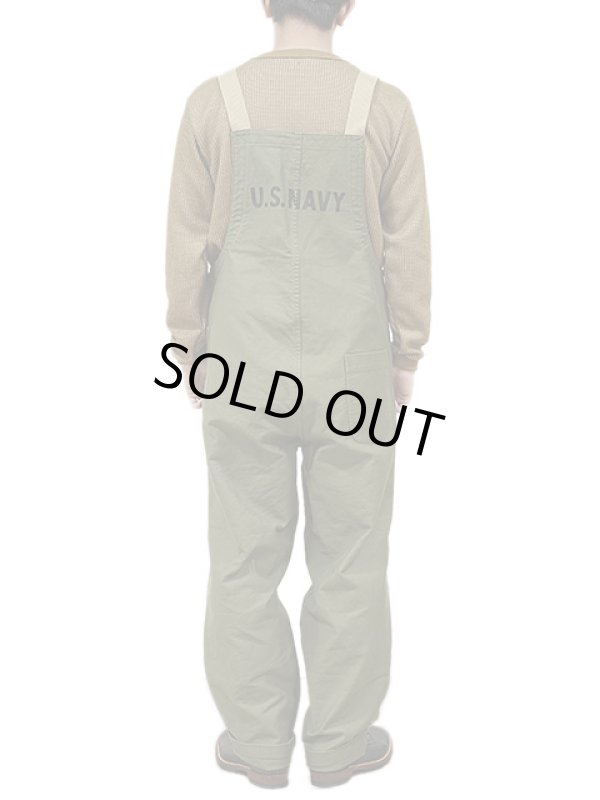 画像2: 【 Pherrow's（フェローズ） 】　U.S.N デッキオーバーオール　[ U.S.N Deck Overall ]