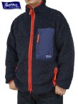 画像1: 【 Pherrow's（フェローズ） 】　ロングパイルフリースジャケット　[ LONG PILE FLEECE JACKET ] [ NAVY ]