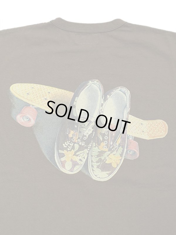 画像7: 【 メール便可 】 【 FREE RAGE x Lua 】　別注プリントTシャツ 　[ Hendrix x Era ] [ BROWN ]