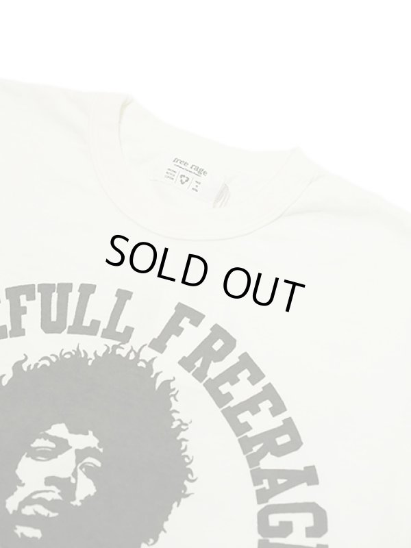 画像3: 【 メール便可 】 【 FREE RAGE x Lua 】　別注プリントTシャツ 　[ Hendrix x Era ] [ WHITE ]