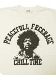 画像4: 【 メール便可 】 【 FREE RAGE x Lua 】　別注プリントTシャツ 　[ Hendrix x Era ] [ WHITE ]